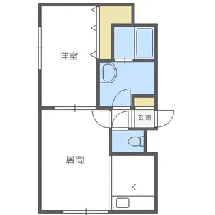 ecoa北7条【2階】の間取り