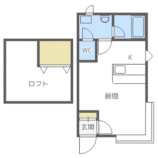 oheyado南円山1st (旧:フォーサイト南円山)【2階】の間取り