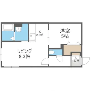 シャルール【3階】の間取り
