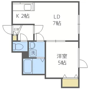 グランディール【2階】の間取り