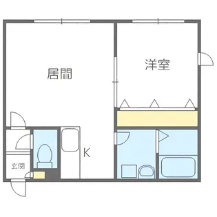 ラ・ヴェスタ平岸【2階】の間取り
