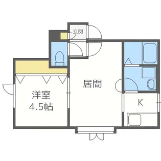 マイコート北郷【3階】の間取り