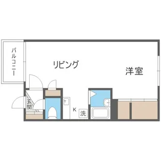 カサデューク菊水75・76【3階】の間取り