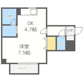 アルコン南郷9【4階】の間取り