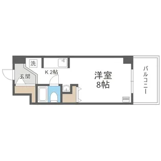 メゾンドブーケ円山【8階】の間取り