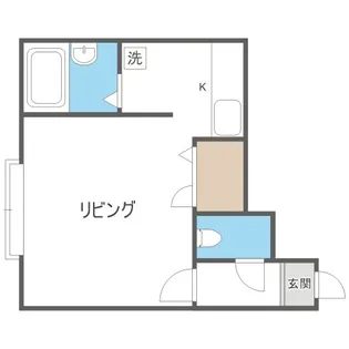 ラ・ポムパーク平岸【301号室】の間取り