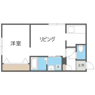 澄川レジデンス【102号室】の間取り