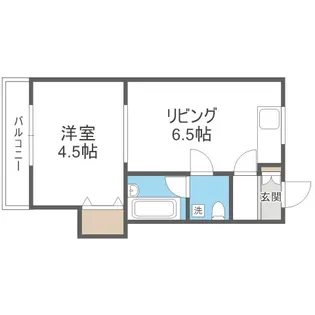 ウィルシャー25【402号室】の間取り