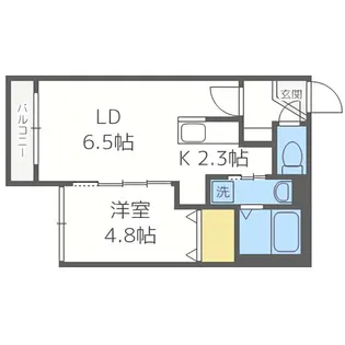 エルプレシア南22条【2階】の間取り