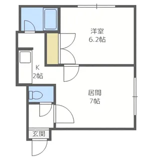 HS菊水624【4階】の間取り