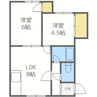 フジハウスII【2階】の間取り