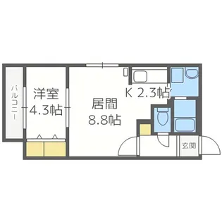 TYY NAKANOSHIMA【3階】の間取り