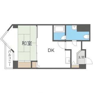 INOVE札幌資生館前【607号室】の間取り