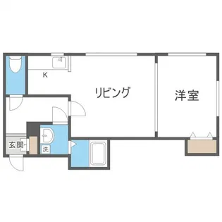 フラップフラット【201号室】の間取り