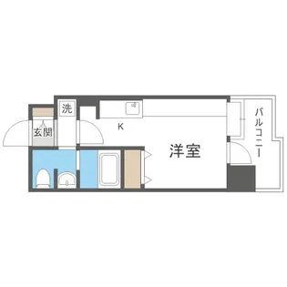 ラヴィータ410【9階】の間取り
