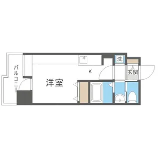 ラヴィータ410【9階】の間取り