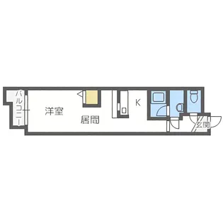 コンパス白石【1階】の間取り