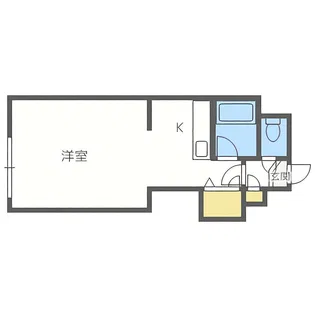 ジュオ山鼻【3階】の間取り
