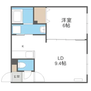 ロアジ栄通【2階】の間取り