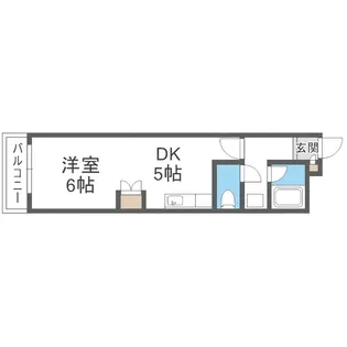 セーフウェイ本郷【2階】の間取り