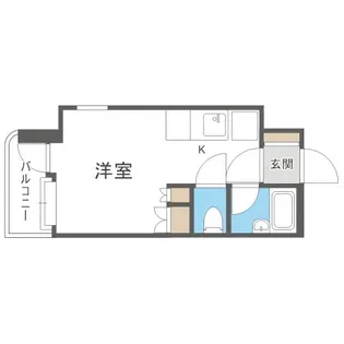 アン・セリジェ壱番館【4階】の間取り