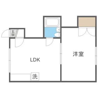 ジュネスパーク【1階】の間取り