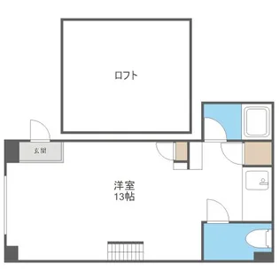 ツインビルB【202号室】の間取り