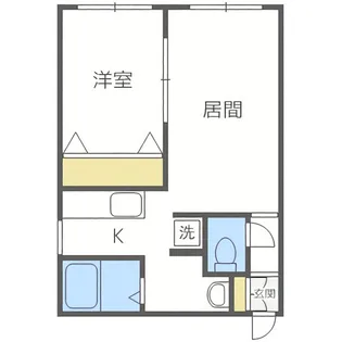 エテルノ白石【4階】の間取り