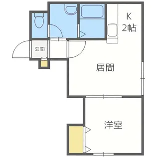 シティハウス【2階】の間取り