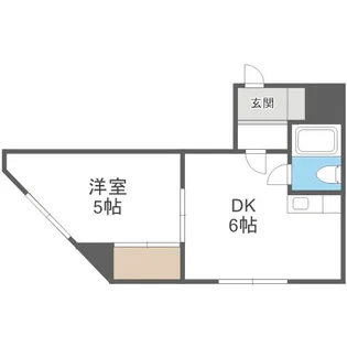 つむぎビル【401号室】の間取り