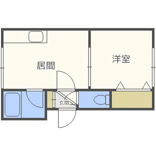 タンリーブル壱番館【202号室】の間取り