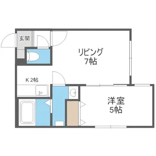 アストレア【1階】の間取り