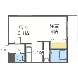 ル・ノール弐番館【3階】の間取り