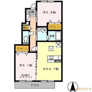 パストラーレ【1階】の間取り