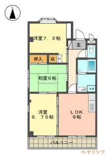 ボヌール岩崎台A【2階】の間取り