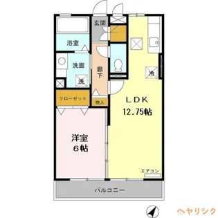 オータム【1階】の間取り