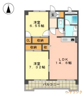 Y’shouse II(ワイズハウス)【2階】の間取り