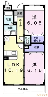 メゾンドルミエール【3階】の間取り