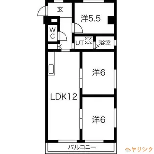 3LDKの間取り画像