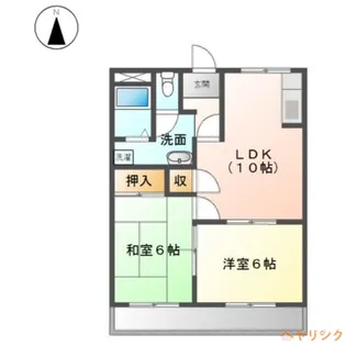 ファイン梅森【1階】の間取り