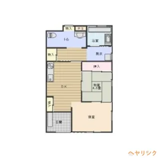 2DKの間取り画像