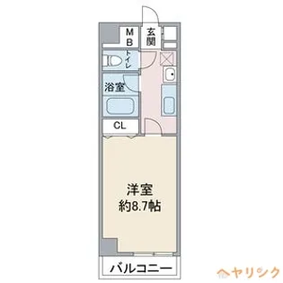 グレイスコート元郷【6階】の間取り