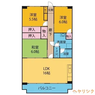 OS・SKYフレックス藤が丘【4階】の間取り