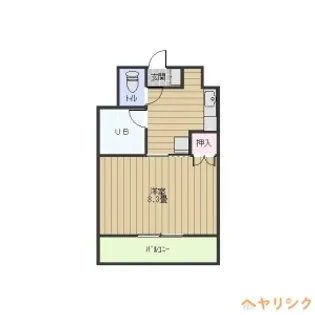 ラ・ウイング青山【1階】の間取り