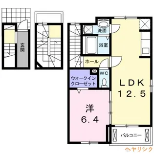 プロフューモ【3階】の間取り