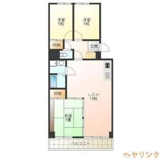 3LDKの間取り画像