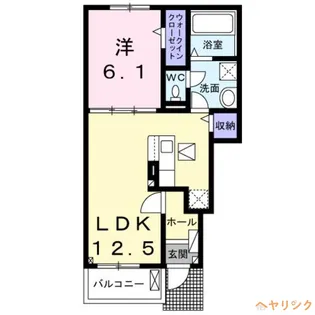スマイルローズISM【1階】の間取り