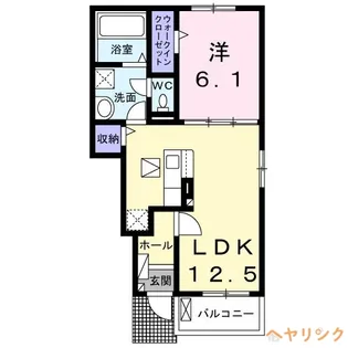 スマイルローズISM【1階】の間取り