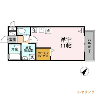 マーベル【1階】の間取り