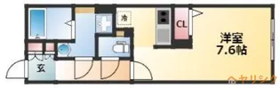 1Rの間取り画像